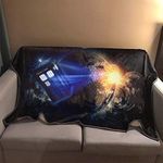 ASDIWON Doctor Who Blanket Flannel Warm Soft Plush on The Sofa Bed Blanket Suitable for Air Conditioning Blanket Nap Blanket (A,100x150cm(40x60in))