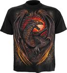 Spiral - Dragon Furnace - Kids T-Shirt Black - M