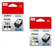 PG745 Small & 746 Small Ink Cartridge PG-745 S CL-746 S PG 745S CL 746S Compatible with Canon Printer