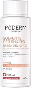 PODERM - SOLVENTE PER UNGHIE EXTRA DELICATO AL TEA TREE - Rimozione Rapida e Semplice dello smalto - Senza acetone - Rafforza e nutre - Ideale per unghie sensibili - 100 ml - Swiss Lab