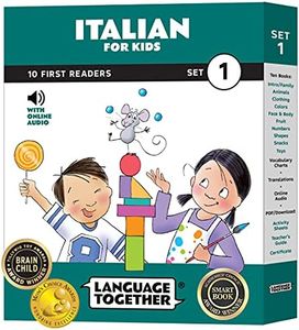 Italian for Kids: 10 First Reader Books with Online Audio (Beginning to Learn Italian) Set 1 by Language Together