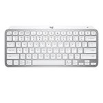 Logitech MX Keys Mini Minimalist Wireless Illuminated Keyboard, Compact, Bluetooth, Backlit, USB-C, Compatible with Apple macOS, iOS, Windows, Linux, Android, Metal Build - Pale Gray