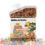 DELUXUS Water Beads 50000 Pcs Colourful Water Gel Balls Aqua Beads Vase Filler Beads for Vases, Home Decor, Kitchen Decor, Decorative Filler, Plant Decor