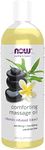 NOW Foods Solutions, Comforting Massage Oil, Vitamin Infused Blend, Soothing and Nourishing, 16-Ounce