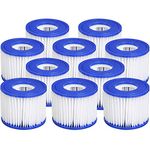 Castle Hot Tubs Bestway Filter Cartridge VI for Lay-Z-Spa Miami, Vegas, Monaco, Palm Springs (5 x Twin Packs, 10 Filters)