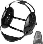 JHOFIF Wrestling Headgear, Youth & Adult Wrestling Gear with 5-Point Safety Strap System, 11 Vent Holes Ear Protection, Adjustable Size for Wrestling (One Size, Single Wrestling Headgear)