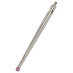 Ruby Ball Contact Points for Dial Test Indicator M1.4x0.3 Thread 0.080" Tip Diameter 1-7/16" Length Compatible for Brown & Sharpe 599-7034-80R