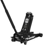 Sealey 3 Tonne Low Profile Trolley Jack, Car Jack, with Rocket Lift - Black- 3040AB
