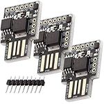 AZDelivery Compatible with ATTiny85 Digispark I2C LED Rev.3 Kickstarter 5V IIC SPI USB Development Board 6 I/O Pins Compatible With Arduino Including E-Book! (Pack of 3)