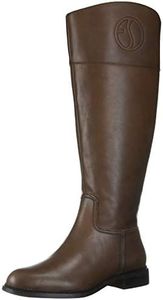 Franco Sarto Women's Hudson Wide Calf Knee High Boot, Brown, 6 M US