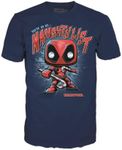 Funko POP! & Tee: Marvel - Deadpool HLD - L - T-Shirt - Clothing with Vinyl Collectible Figure - Gift Idea - Toy and Short Sleeve Top for Adults Men and Women - Official Merchandise