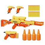 Nerf Alpha Strike Battalion Set - Includes 4 Blasters, 4 Half-Targets, and 25 Official Darts - Toys for Kids, Teens & Adults, Outdoor Toys, Toys for Boys and Girls Ages 8 Years Old and Up,Multicolor