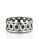 Royal Selangor Hand Finished Bar Collection Pewter Hexagon Bottle Coaster