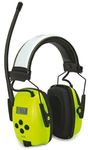 Honeywell Howard Leight 1030332 Sync Hi-Vis Digital AM/FR Radio Ear Defender, SNR 29