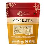 Birju Mahavir Gond Katira Pure Organic Edible Gum -(200 Gr) | Tragacanth Gum Crystals | Kathila Gum | High Cooling Properties | 100% Natural | Chahar Gond | Cochlospermum Gossypium