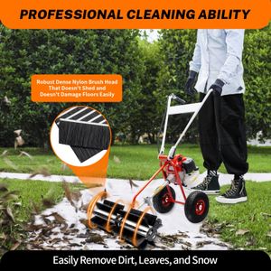 Petrol Garden Sweeper 43cc – Powerful Outdoor Leaf & Debris Cleaner