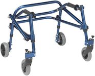 Drive Medical KA1200-2GKB Nimbo Posterior Walker - Pediatric Walker for Children, Knight Blue