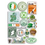 A4 Sticker Sheet Ireland Vinyl Stickers - Irish Dublin Landmarks City Beach Flag Map Holiday Suitcase Luggage Scrapbook Culture Travel #78886