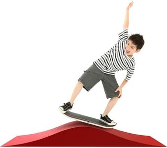 Wave Skateboard Ramp, Modular Kids Ramps for BMX, Bike, Scooter, Skates, Sports Outdoor Ramp for Backyard Park Non-Slip Surface Bike Ramp, Capacity 330Lbs (Red, 70.87"x 19.69" x 7.87")