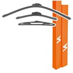 VIA ALBION® Wiper Blades for • TOYOTA YARIS Mk2 (VNK*, 2005-2011) • All-Weather Front & Rear Wipers Set