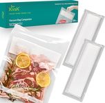 KVSK Vacuum Sealer Bag Companion - Liquid Block, Meat Juice Block (20 Count), Compatible for both 11" Rolls and Precut Bags - Perfect for Fresh Food Storage Airtight