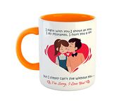 Apple Orange Gifts Boyfriend Mugs