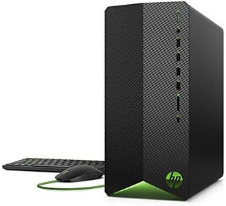 HP Pavilion Gaming Desktop, 10th Generation Intel Core i5-10400F Processor, NVIDIA GeForce RTX 2060 Graphics, 16 GB RAM, 512 GB SSD, Windows 11 Home (TG01-1260, Shadow Black)