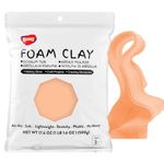 BOHS Peach Skin Color Slime and Foam Modeling Clay - Squishy, Air Dry - for School Arts & Crafts,1.1 Pound/500g, Ages 3 & Up