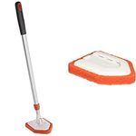 OXO Good Grips Extendable Tub & Tile Scrubber bundle with Refill