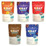 GoOAT - Overnight Oats (Pack Of 5) | Assorted High Protein Oats (24G Protein, 17G Protein) | Ideal For Weight Management | No Refined Sugar | Gluten Free | Natural Breakfast Cereal | Spoonfree Cereal