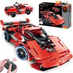 Eafzv STEM Building Toy Gifts for 6, 7, 8, 9, 10, 11, 12+ Years Old Kids, Boys, Girls, 351 PCS Technic Remote Control Speed Racing Car, RC Truck Building Kit, Construction Vehicles Toy, Xmas Idea Gift