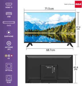 RCA 32" Roku Smart TV – HD LED Streaming Television
