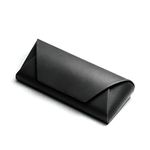 Everhype Eyeglass Case Hard Shell, Portable Sunglass Case, fashionable PU Leather Eyeglass Case, Lightweight (Black)