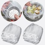 300 Pieces Kitchen Sink Strainer Mesh Bag Disposable Mesh Sink Strainer Bags Sink Net Strainer Filter Bags Sink Trash Mesh Bag for Sink Drain for Collecting Kitchen Food Waste Leftover Garbage