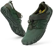 WHITIN Women's Barefoot & Minimalist Shoe | Zero Drop Sole | Trail Runner, W30 | Green, 10