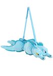 Disney Flotsam & Jetsam Little Mermaid Companion Bag - Adjustable Strap with Zipper Pouch, 24-Inch Plush Design