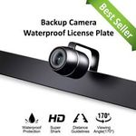Backup Camera Rearview License Plate Mount Waterproof for JVC KW-V960BW KWV960BW