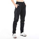CATENA Women's Winter Cycling Trousers Waterproof Windproof Outdoor Sport Pants Fleece Thermal Athletic Long Pants for Snow Running Hiking