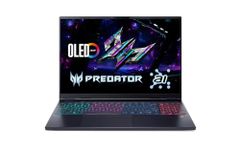acer Predator Helios Neo 16S AI,Intel Core Ultra 7 Processor 255HX,RTX 5070-8 GB GDDR7,16 GB/1 TB,WQXGA OLED,16.0"/40.64 cm,240Hz,Win 11 Home,Abyssal Black,2.3 kg,PHN16S-71, RGB KB,Gaming Laptop