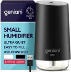 GENIANI Top Fill Humidifiers for Bedroom with Essential Oil Diffuser, Smart Humidifiers for Home, Large Room, Baby & Indoor Plants, Cool Mist Ultrasonic Quiet Air Humidifier, Night Light