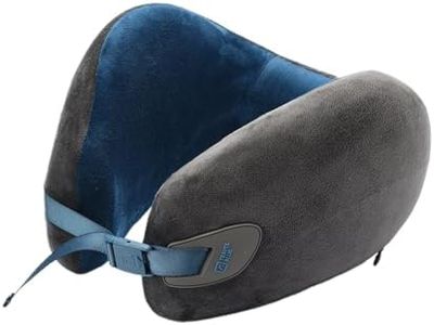 Travel Blue Infinity Travel Ergonomic Neck Pillow Enjoy uninterrupted Sleep with 360-degree Support with Luxurious Hypoallergenic Material Pillow (Blue)
