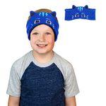 PJ Masks Catboy Kids Headphones by CozyPhones - Over The Ear Headband Headphones - Volume Limited with Thin Speakers & Soft Fleece Headband