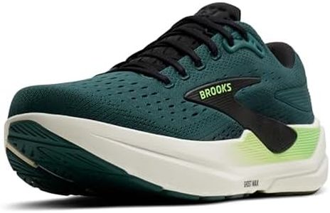 Brooks Men’s Ghost Max 3 Neutral Running & Walking Shoe, Atlantic Deep Black Green, 12.5